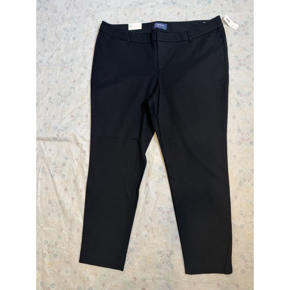Old Navy Women’s Black Ankle Pants Pixie Size 18 Reg New With Tags **Read